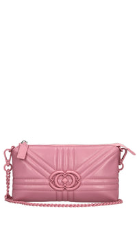 Borsa Grate Double in pelle 