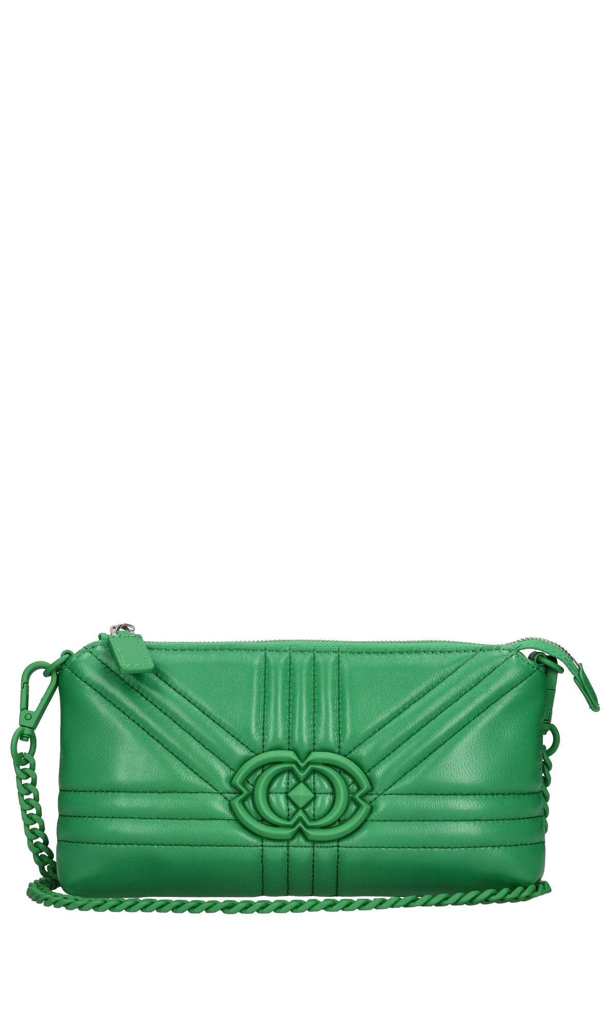Borsa Grate Double in pelle 