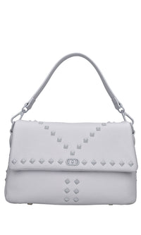 Borsa mini Frivolous in pelle e borchie 