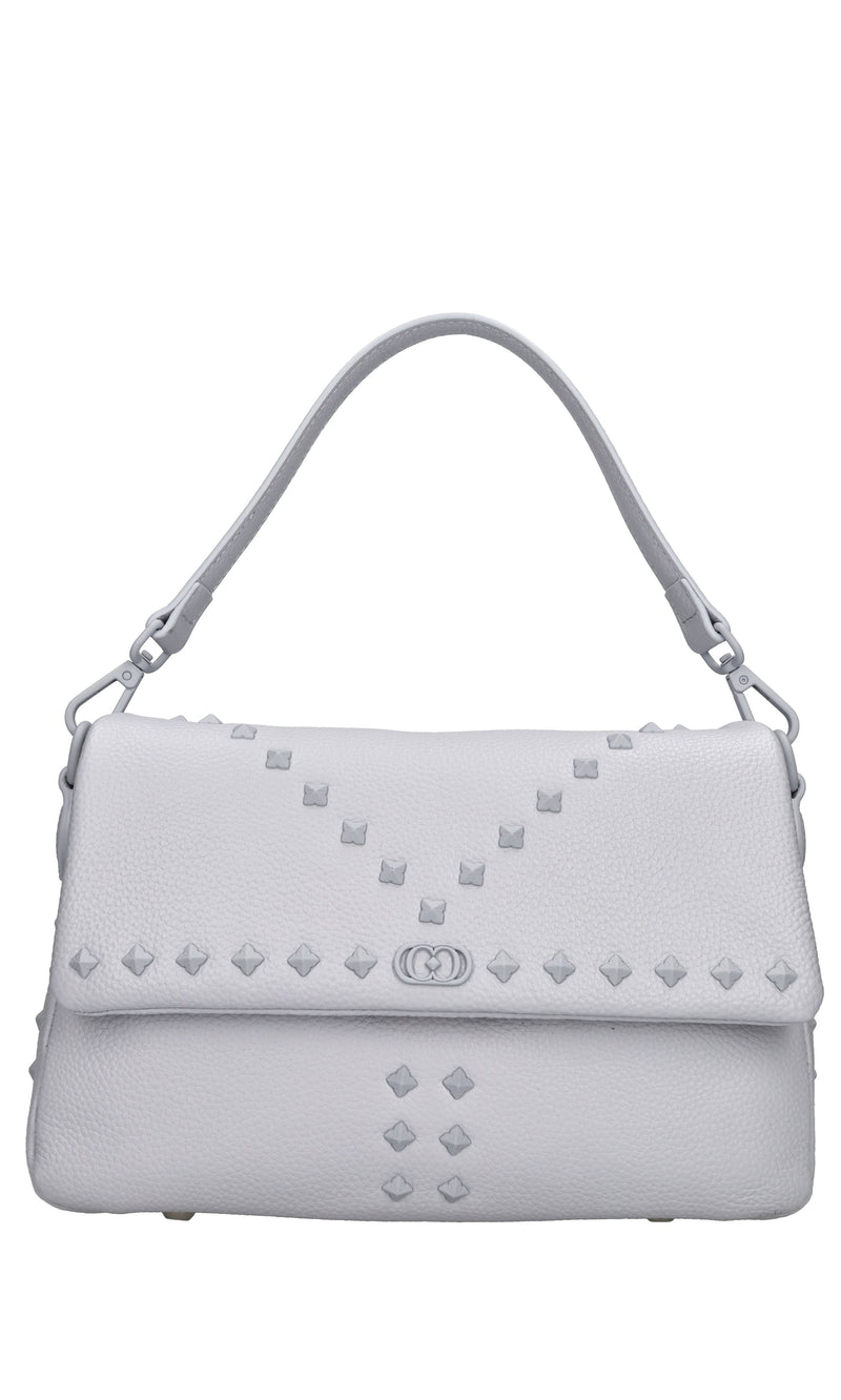 Borsa mini Frivolous in pelle e borchie 