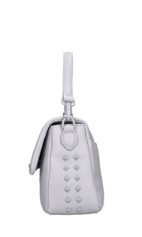 Borsa mini Frivolous in pelle e borchie 