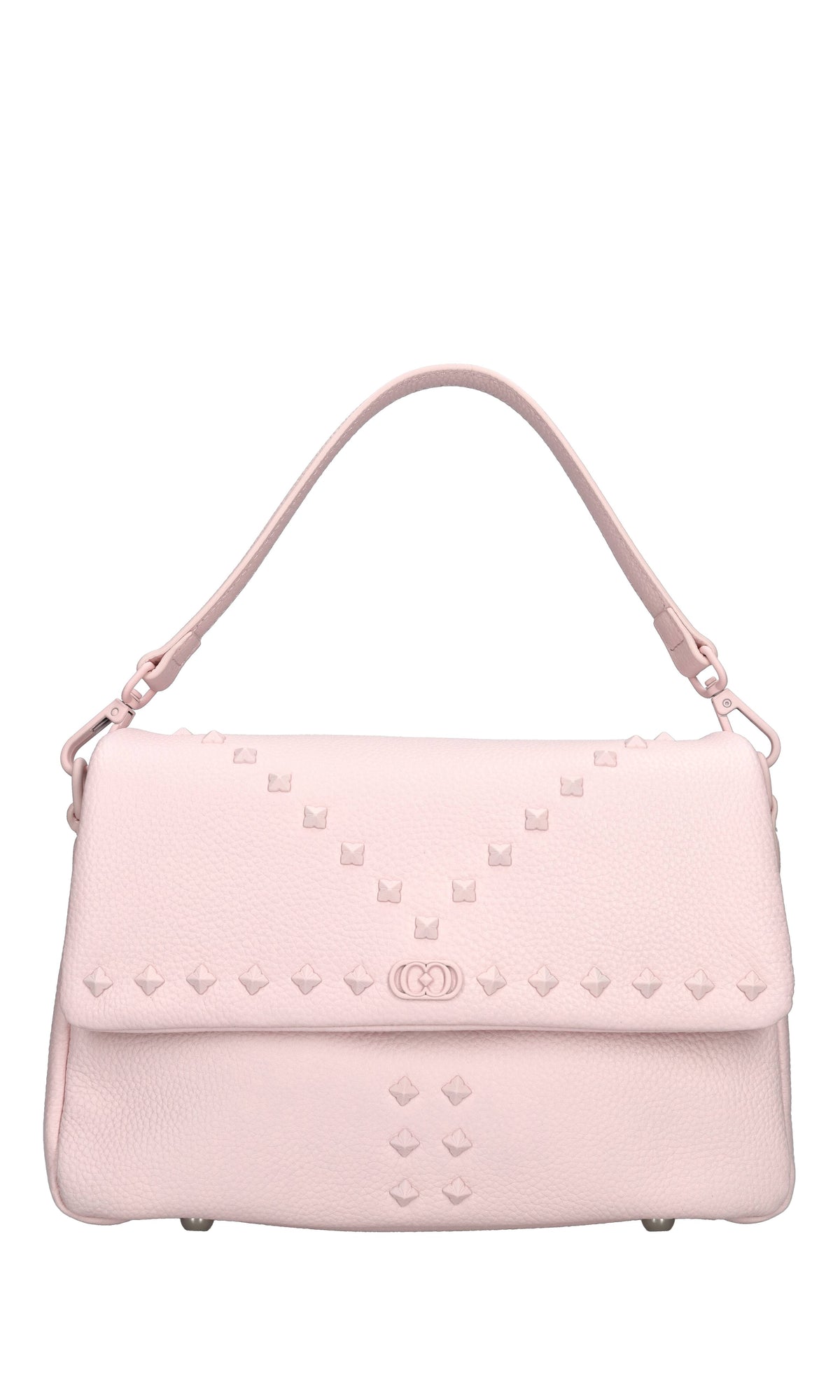Borsa Frivolous in pelle e borchie 
