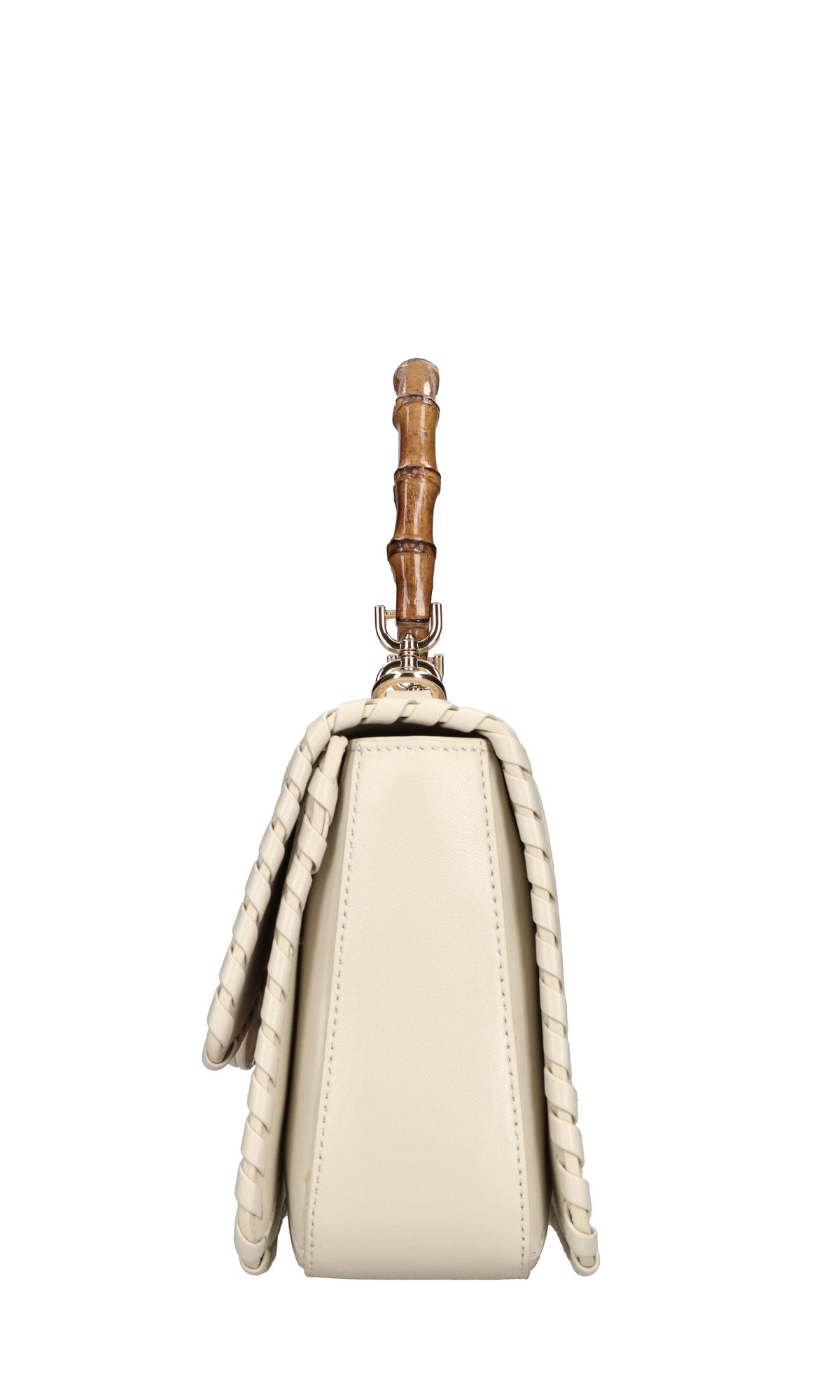Borsa Monogram in pelle e tessuto 