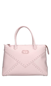 Borsa Frivolous in pelle e borchie 