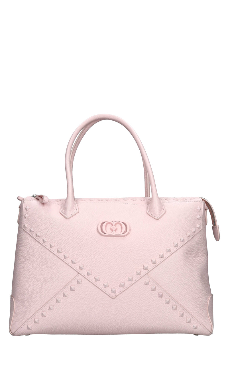 Borsa Frivolous in pelle e borchie 
