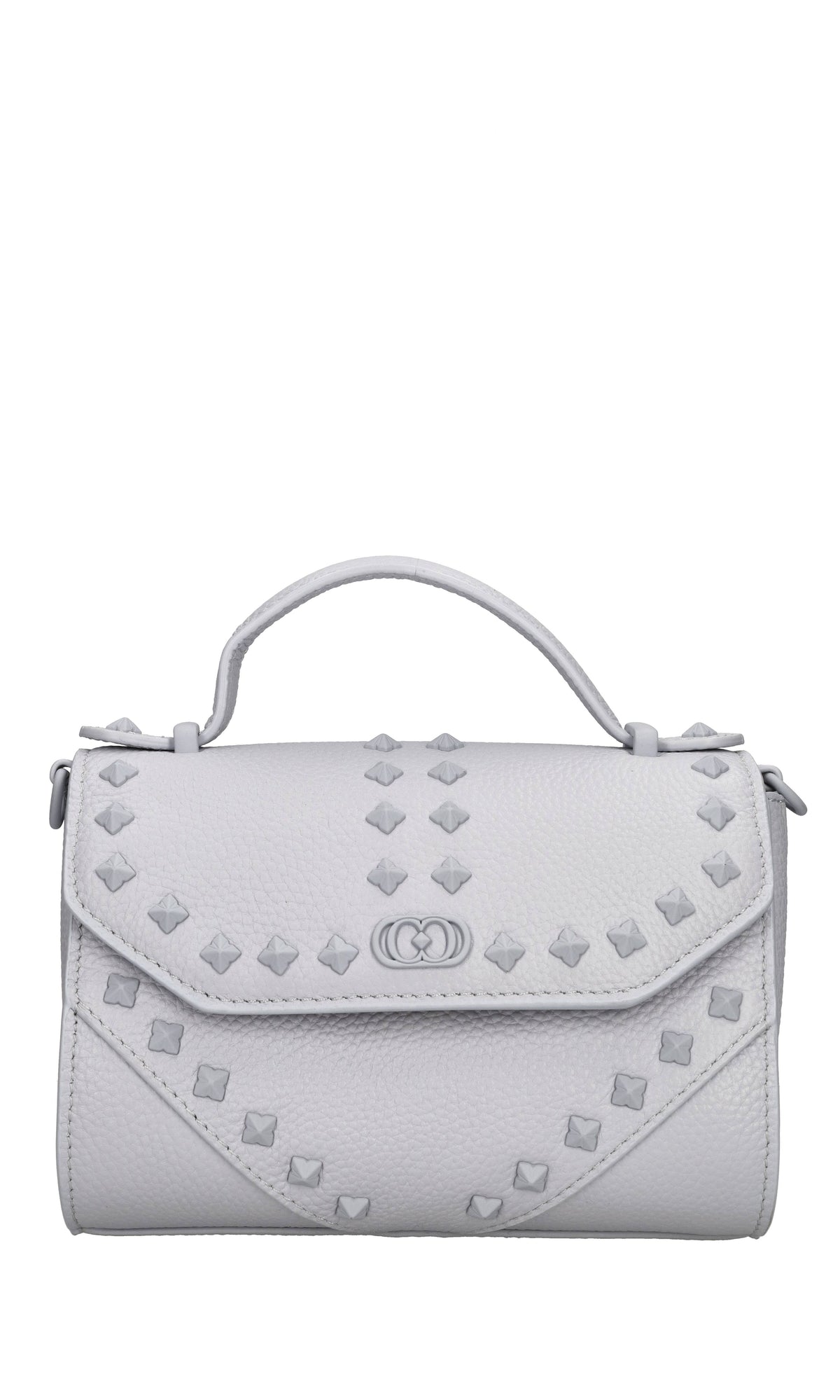 Borsa mini Frivolous in pelle e borchie 