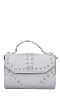 Borsa mini Frivolous in pelle e borchie 