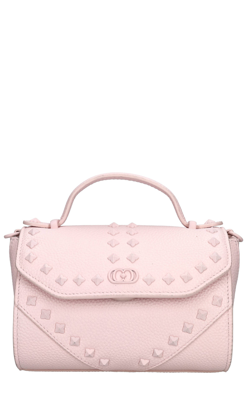 Borsa mini Frivolous in pelle e borchie 