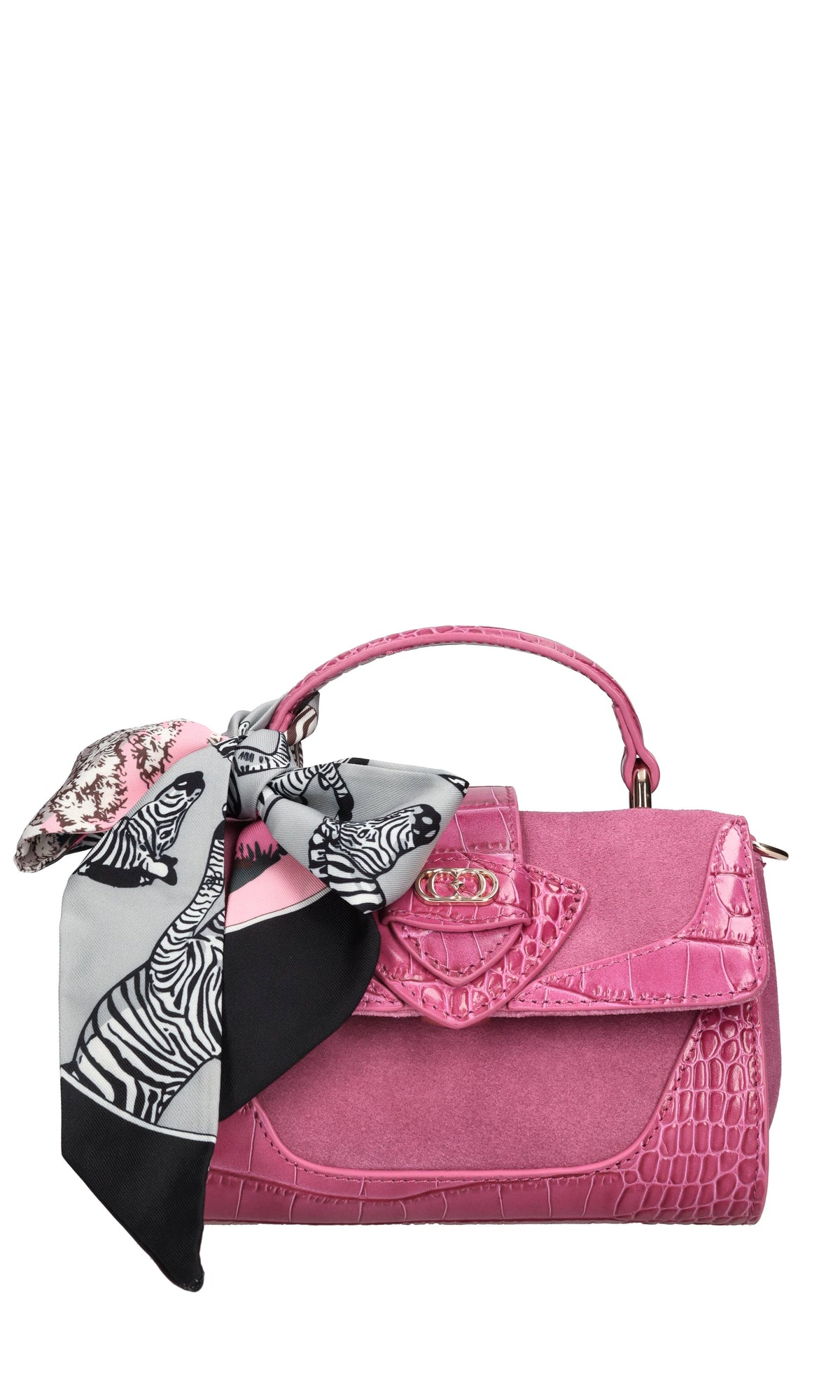 Borsa mini Tempest in camoscio e pelle 
