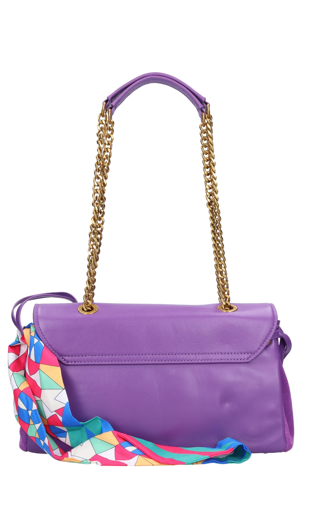 Borsa in pelle e camoscio 