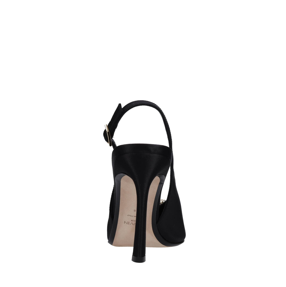 Décolleté slingback in raso 