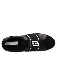 Sneakers in ecopelle e tessuto 
