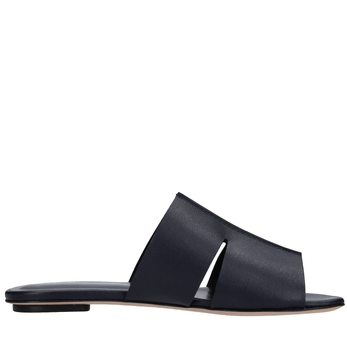 Mules in pelle 