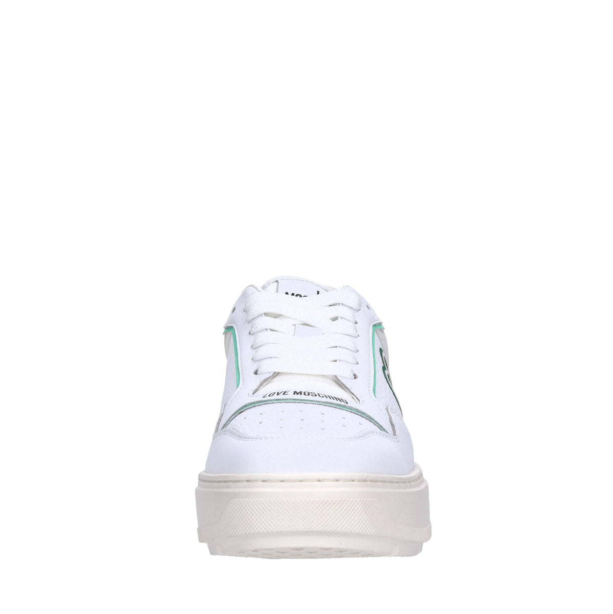 Sneakers in pelle e tessuto 