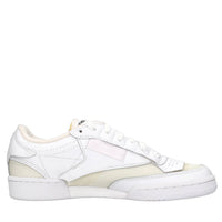 Sneakers in pelle e tessuto 