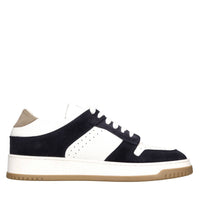 Sneakers in pelle e camoscio 