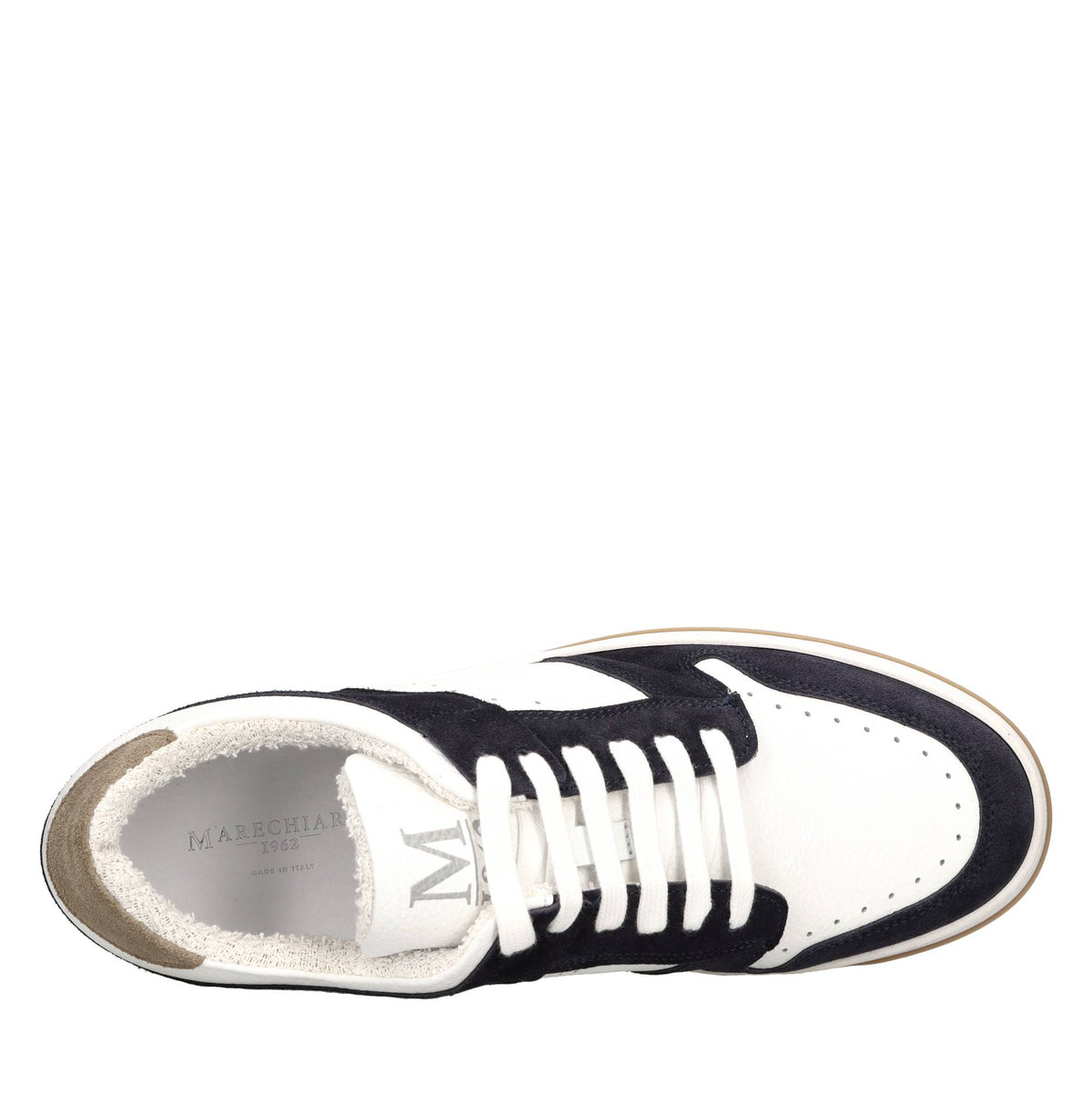 Sneakers in pelle e camoscio 