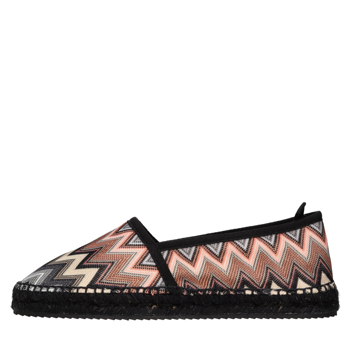 Espadrillas in tessuto zig zag 