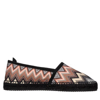 Espadrillas in tessuto zig zag 