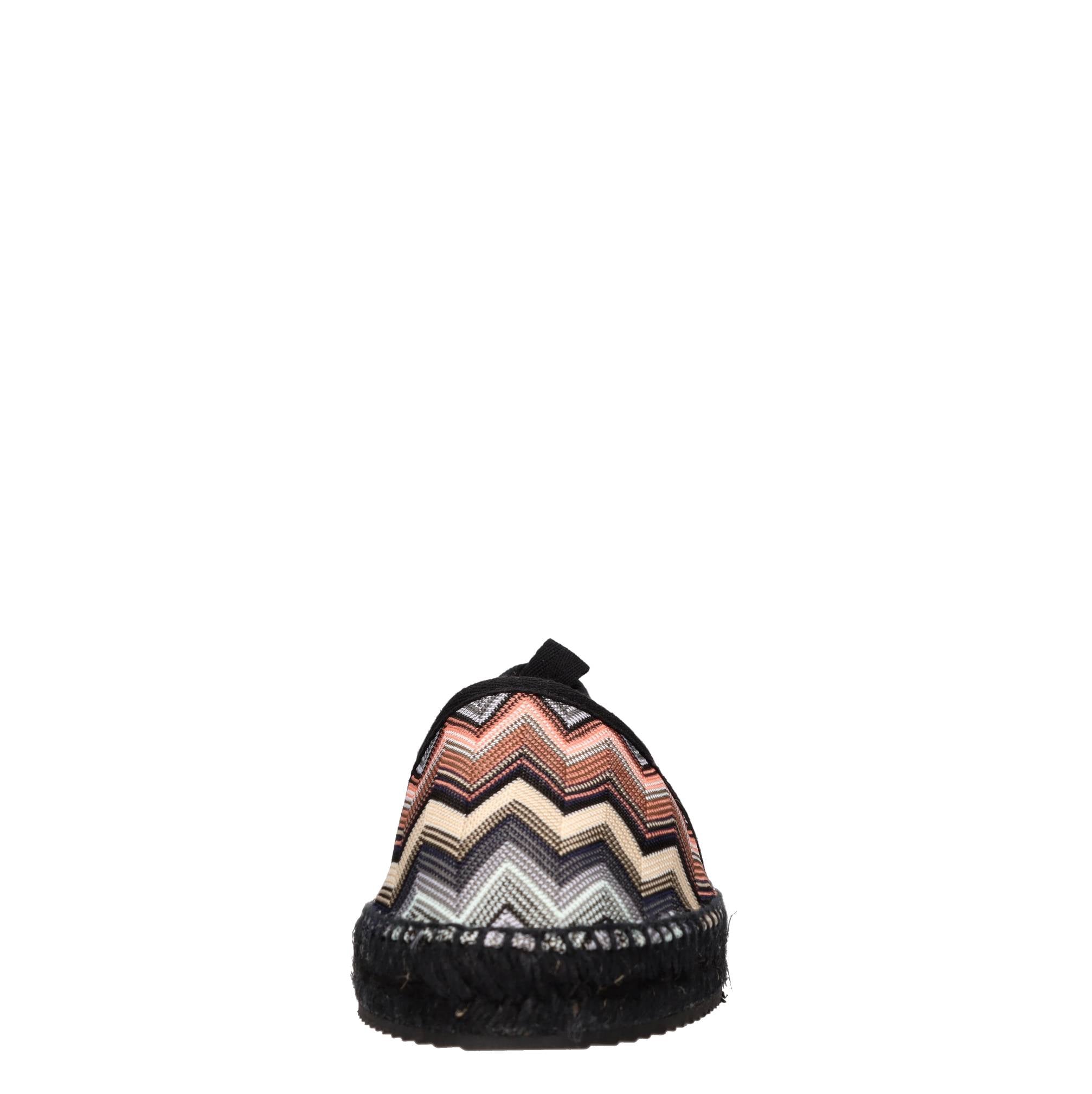 Espadrillas in tessuto zig zag 