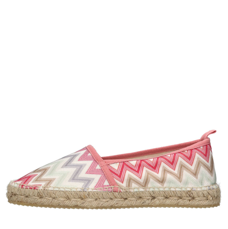 Espadrillas in tessuto zig zag 