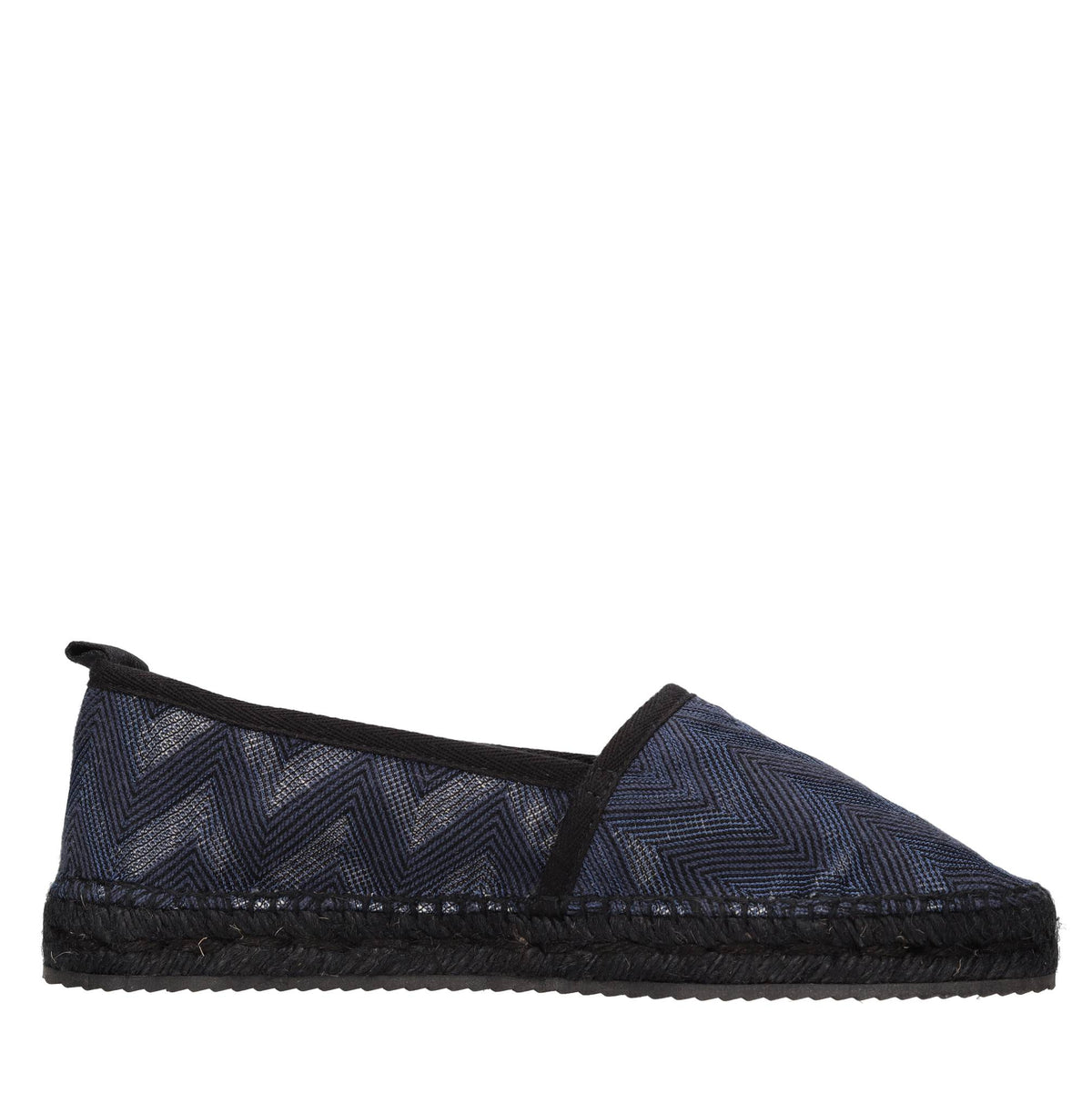 Espadrillas in tessuto zig zag 