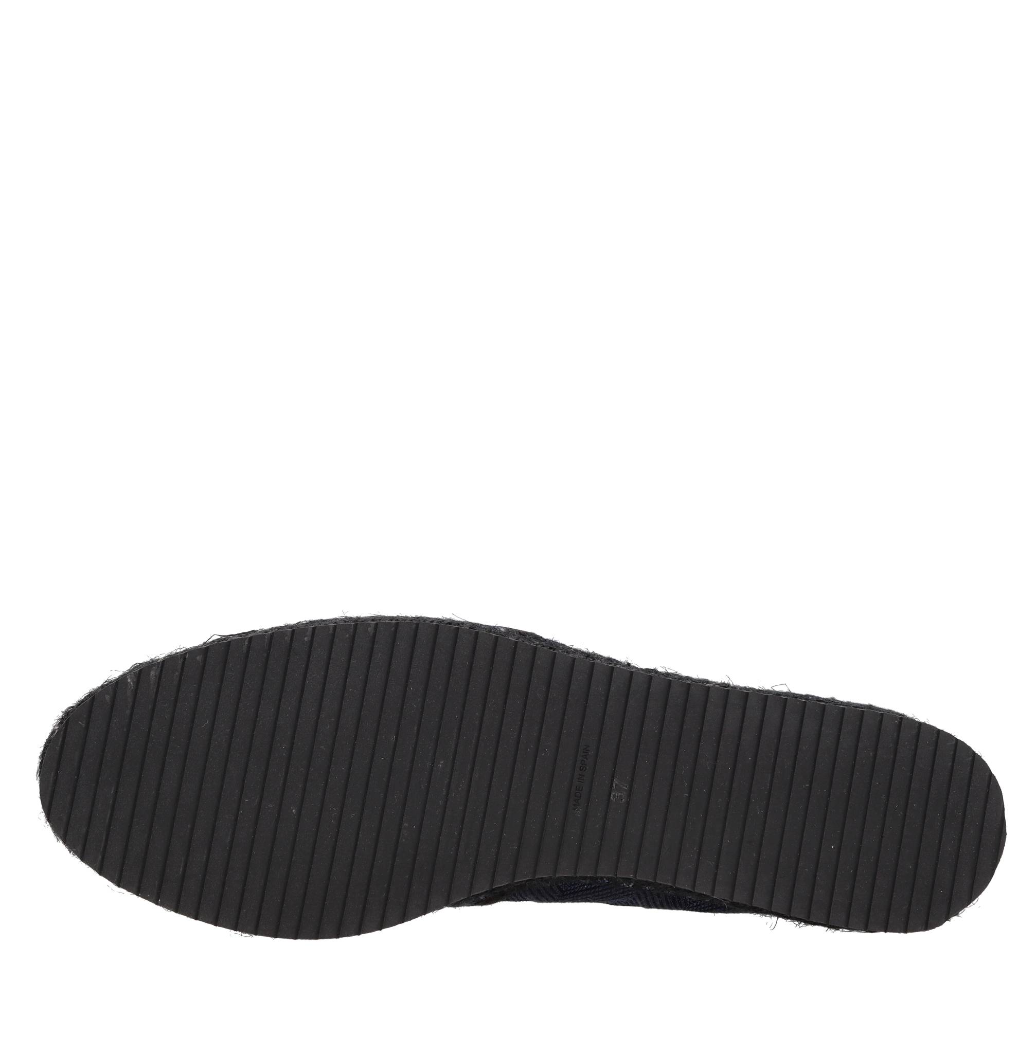 Espadrillas in tessuto zig zag 