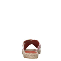 Mules in tessuto zig zag 