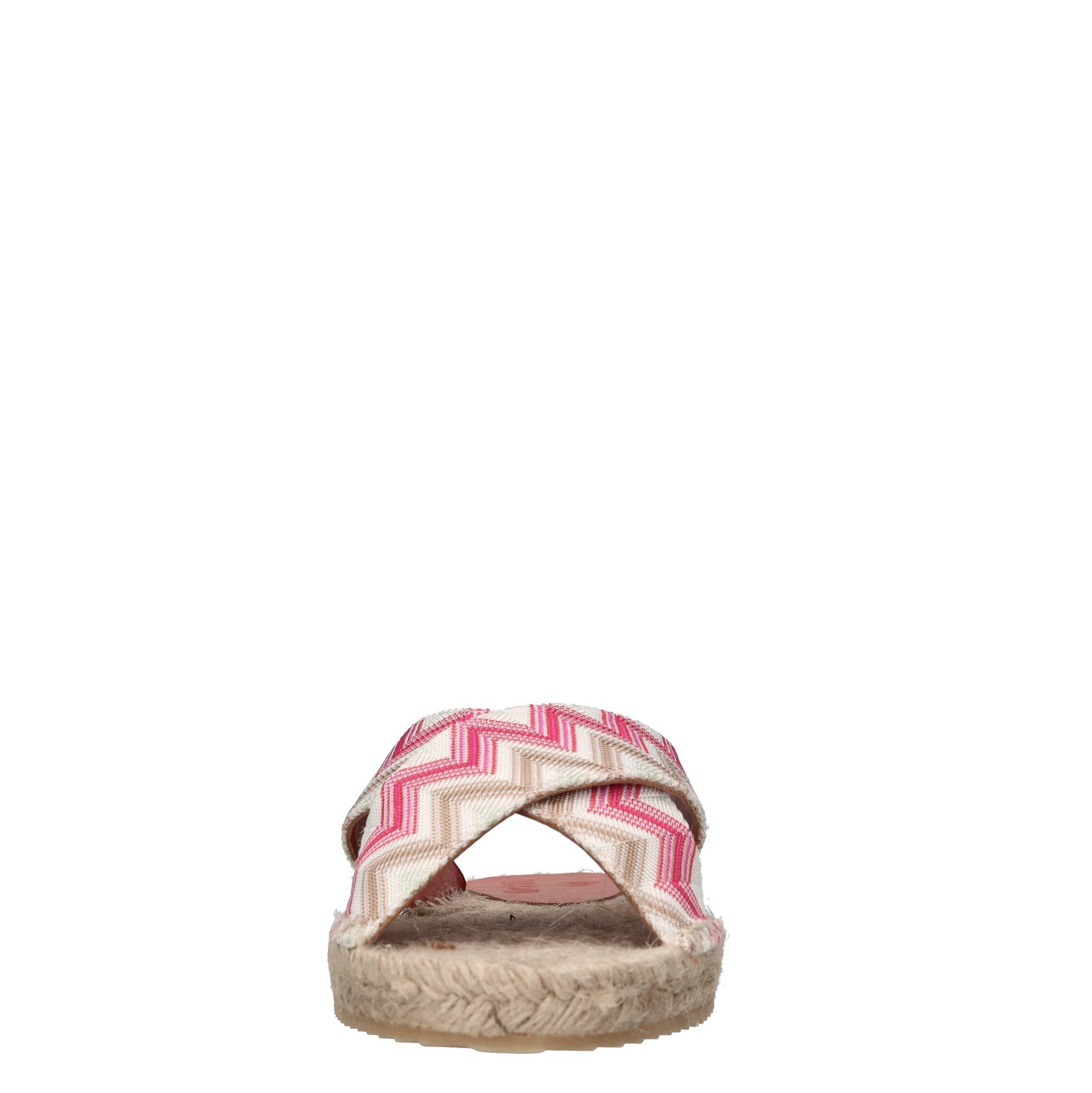Mules in tessuto zig zag 