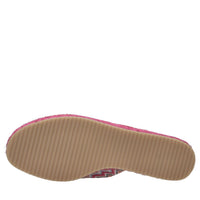 Mules in tessuto zig zag 