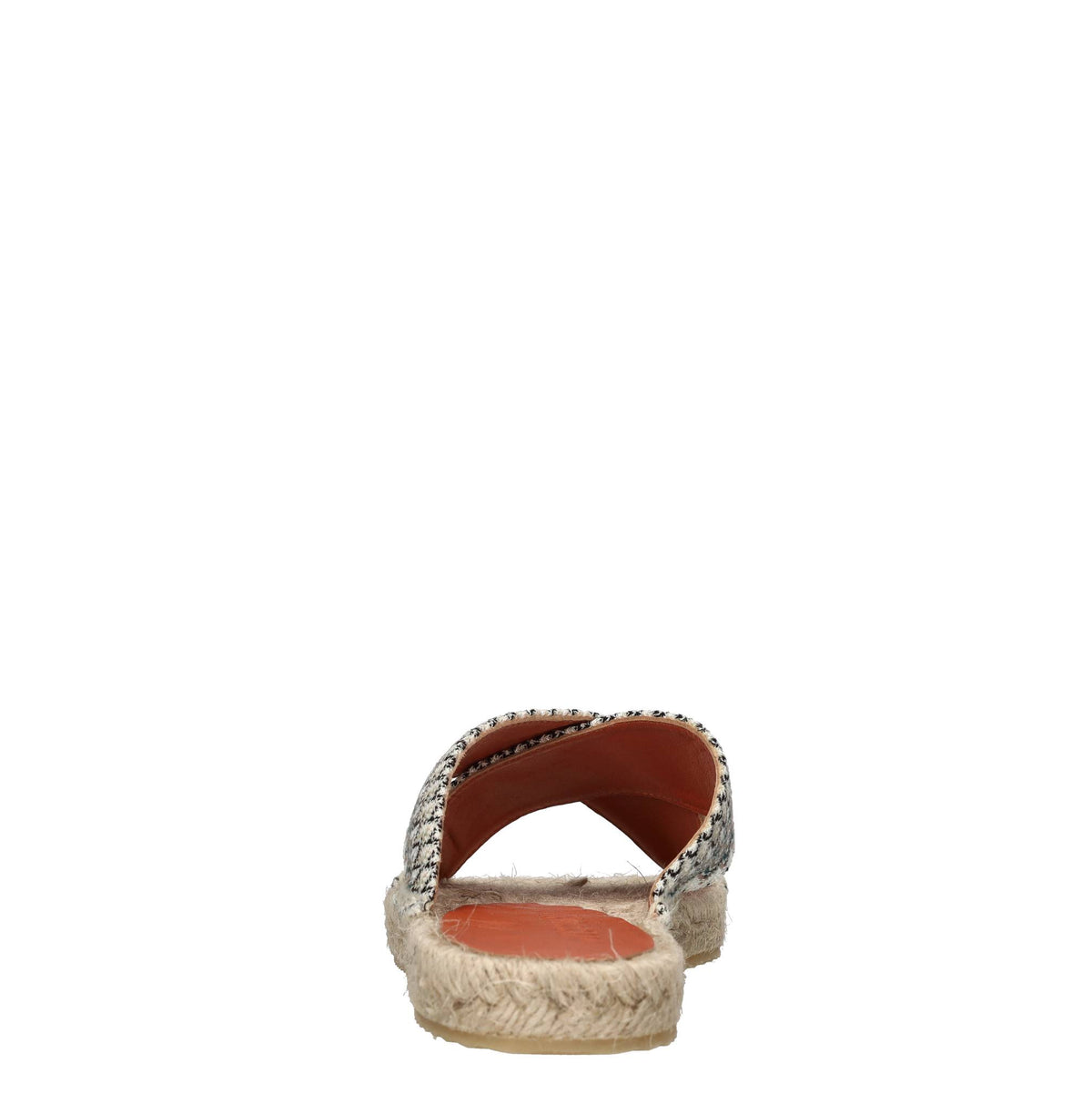 Mules in tessuto zig zag 