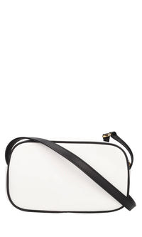 Borsa in pelle con logo 