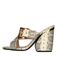 Mules in pelle 