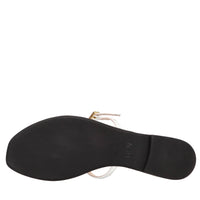 Sandali flat in pelle 