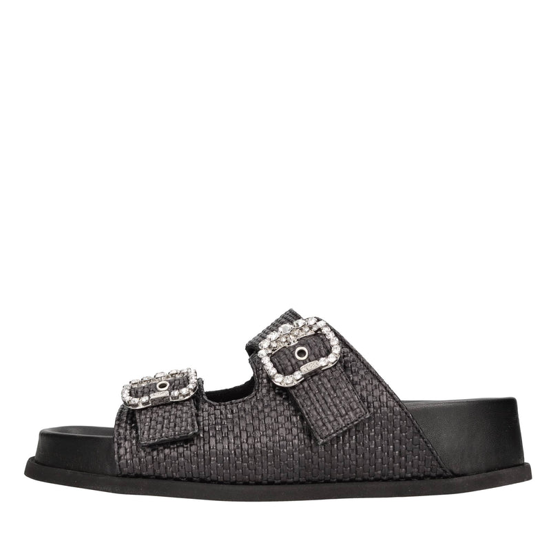 Mules in pelle 