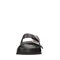 Mules in pelle 