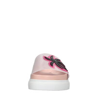 Mules in pelle e plexi 