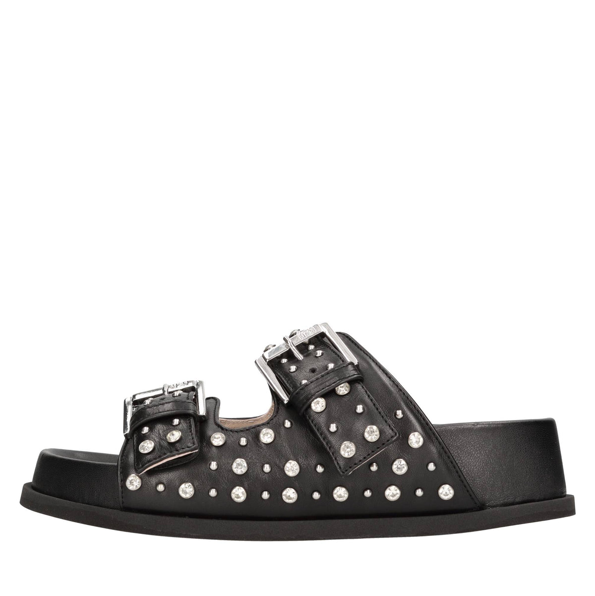 Mules in pelle 