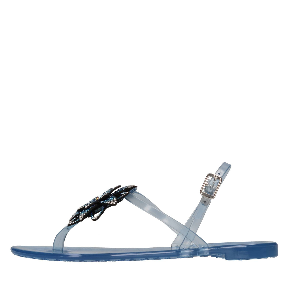 Sandali flat modello AURORA in plexi 