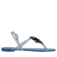 Sandali flat modello AURORA in plexi 