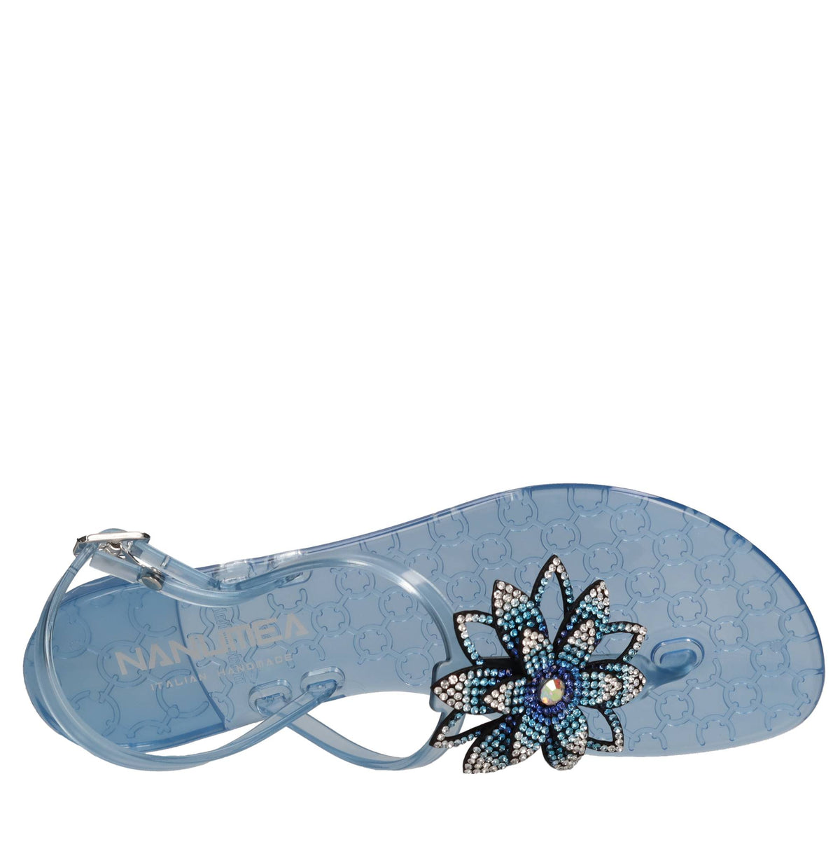 Sandali flat modello AURORA in plexi 