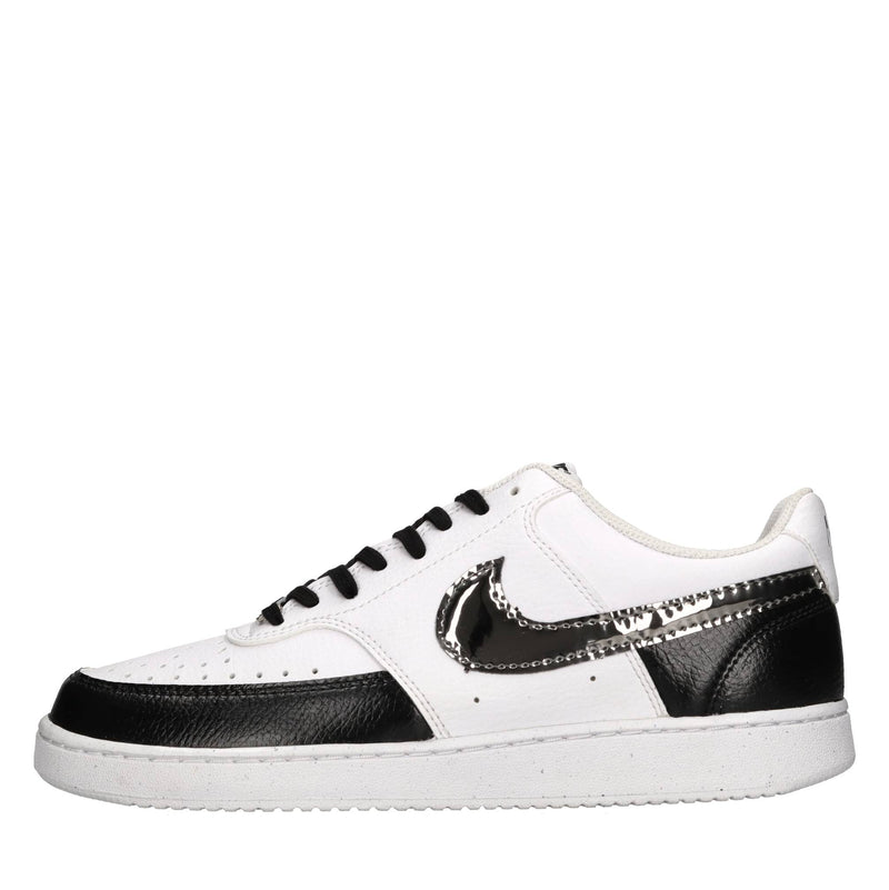 Sneakers in ecopelle e tessuto 