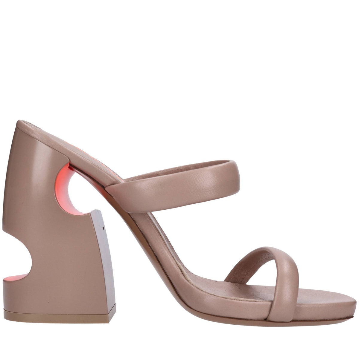 Mules in pelle 