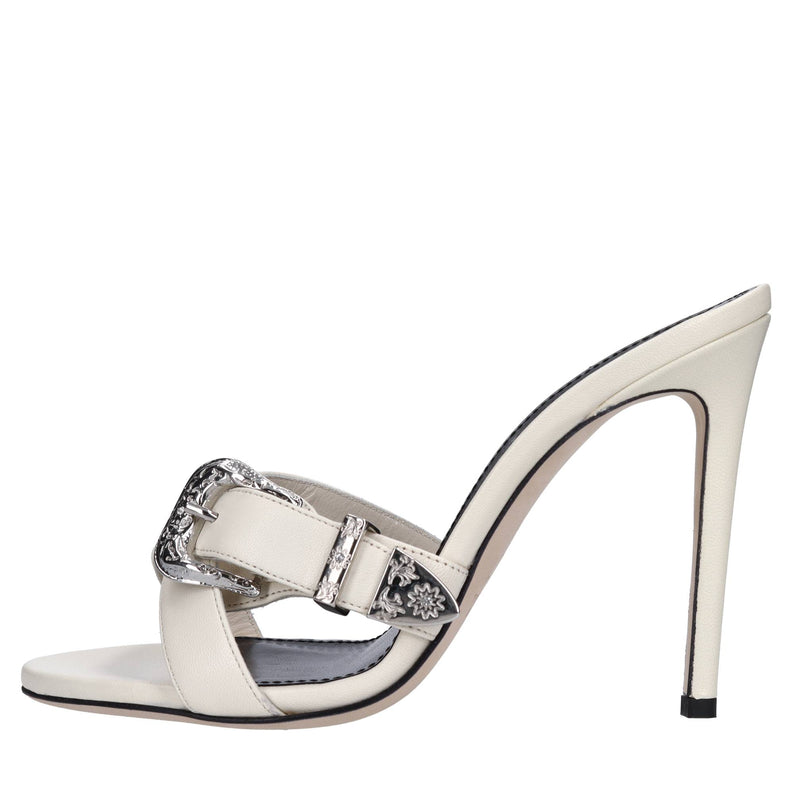 Mules in pelle 
