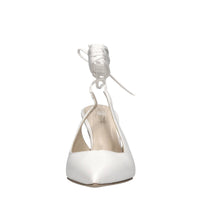 Décolleté slingback in pelle 