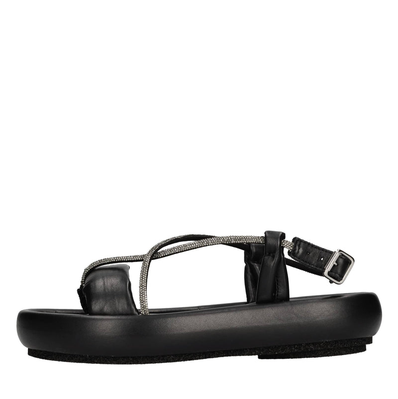 Sandali modello Basu Strass Dreamer in pelle 