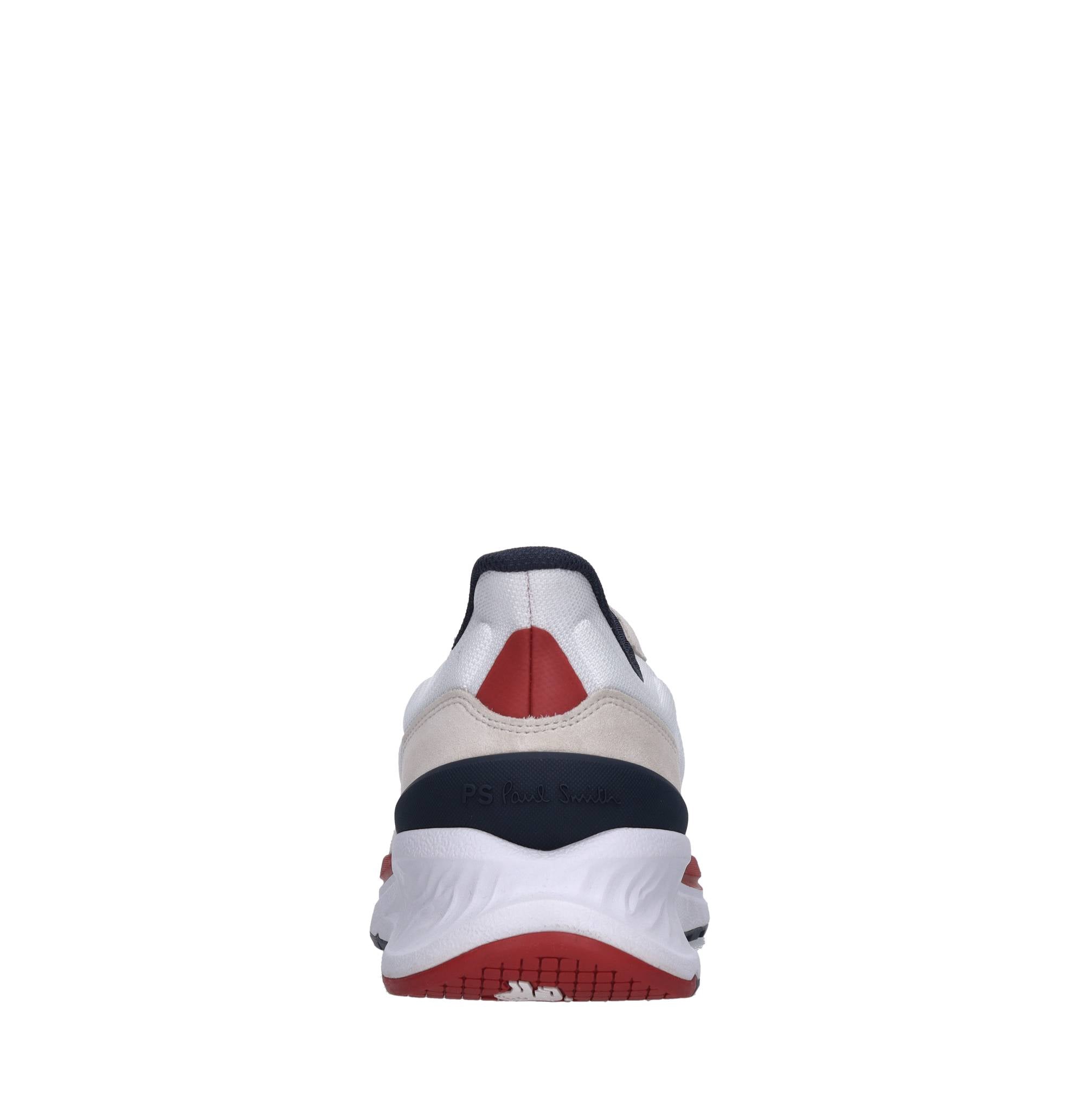 Sneakers in pelle e tessuto 