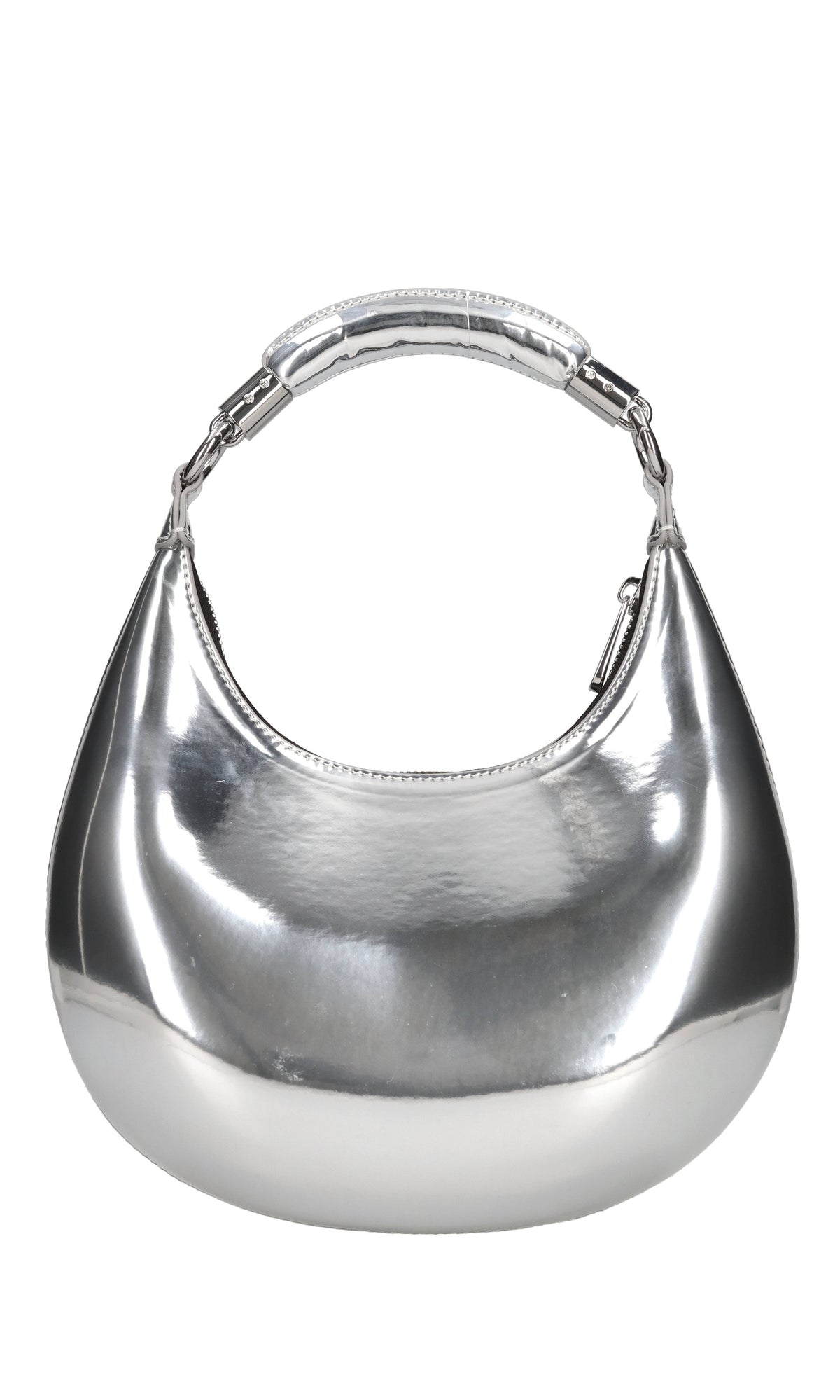 Borsa in pelle specchiata 
