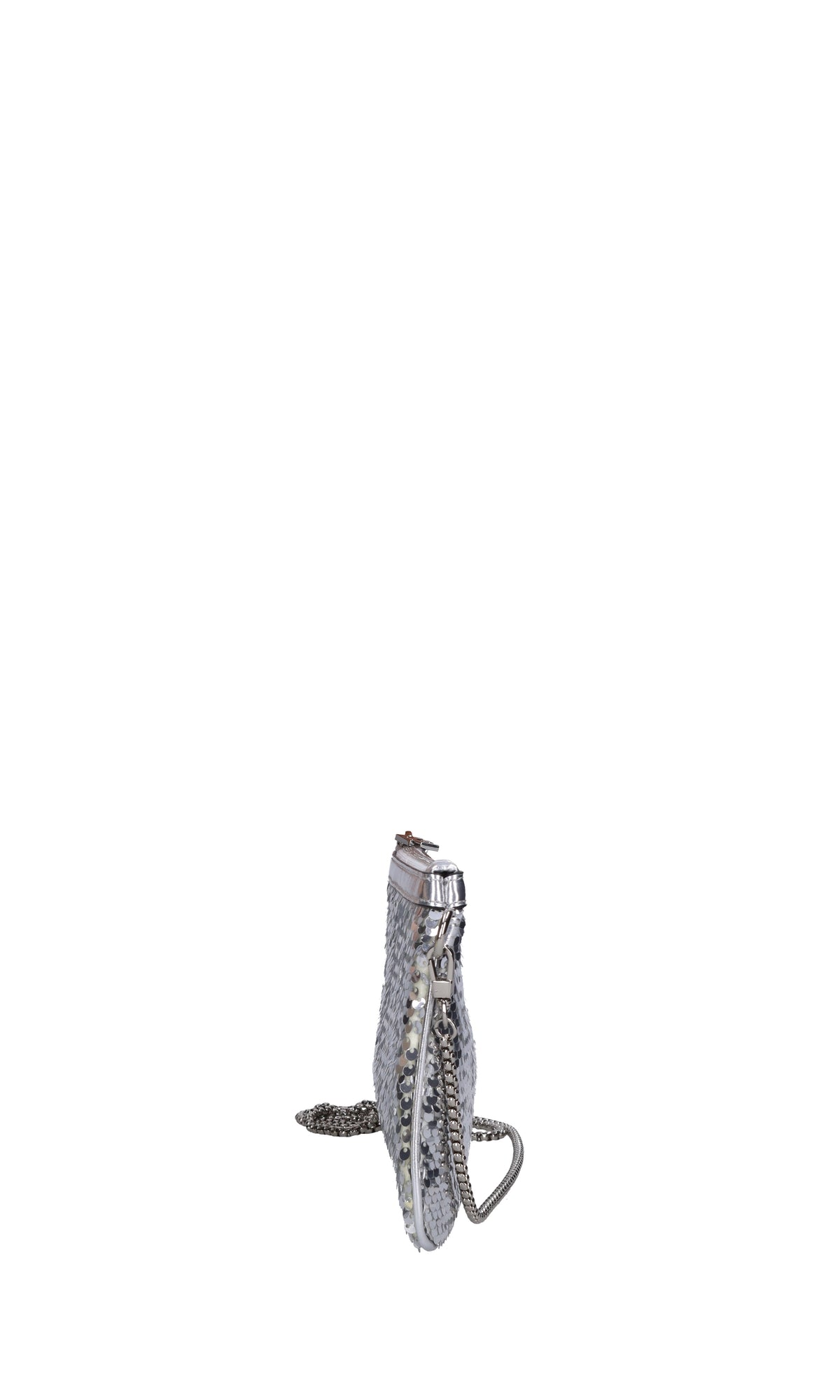 Borsa in ecopelle con pailettes 
