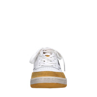 Sneakers in pelle camoscio e tessuto 